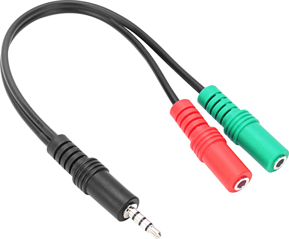 Speedlink TRAX - Headset Adapter - Universeel - 2X 3,5mm-Jackplug