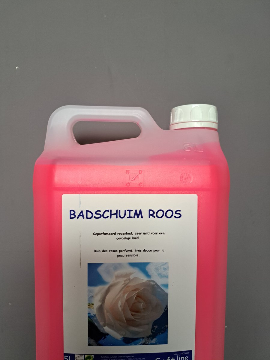 voordeel verpakking badschuim rozen 5 liter - mild voor de huid