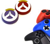 Gadgetpoint | Gaming Thumbgrips | Performance Antislip Thumbsticks | Joystick Cap Thumb Grips | Accessoires geschikt voor Playstation PS4 PS5 & Xbox & Nintendo Pro Controller | Paars/Rood met Wit/Geel