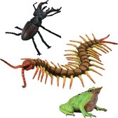 Collecta Set insectenbeeldjes, dierenbeeldjes 3+