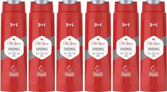 Old Spice 3in1 Douchegel 6 x 250 ml - NIEUW Body / Hair / Face