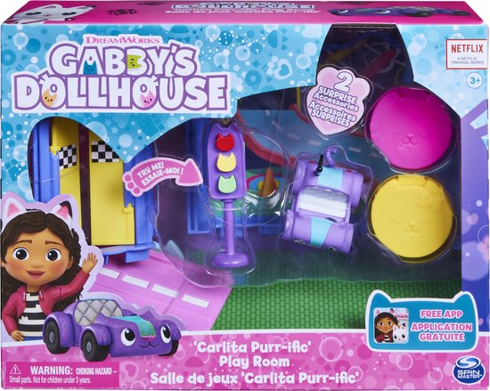 Tenue de maison de poupée de Gabby, fête de maison de poupée de