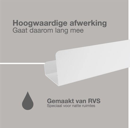 Shampoo Douche Rek - 40 Centimeter / Zwart