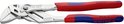 Knipex "86 05 250" "SW 52 / 2""" waterpomptang met rode en blauwe handvatten op witte achtergrond.