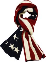 Hommard American Flag Cashmere Scarf, double face, USA Scarf, Sjaal, Unisex, amerikaanse vlag