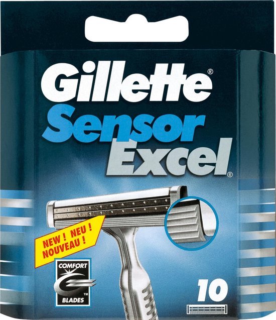Gillette Sensor Excel - 10 stuks - Scheermesjes