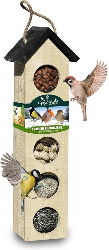 Bird Buffet | Vogelvoer Chalet XL om op te hangen | Vogelvoer jaarrond ...
