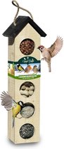 Bird Buffet | Vogelvoer Chalet XL om op te hangen | Vogelvoer jaarrond mix | 1x 500gr | 4-seizoenenvoer | vogelhuisje om op te hangen | vogelvoer wilde vogels jaarrond