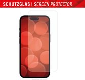 Displex Real Glass Screenprotector voor iPhone 15 Plus & iPhone 15 Pro Max - Transparant