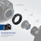 Neewer® M42 Draad T-Ring Compatibel met Sony A-mount Camera's en Telescopen - Lensadapterring voor A99II, A99, A900, A850, A77 II, A77, A65, A58, A57, A55, A37, A35, A33, A700, A580, A560 - Duurzame Aluminium Constructie