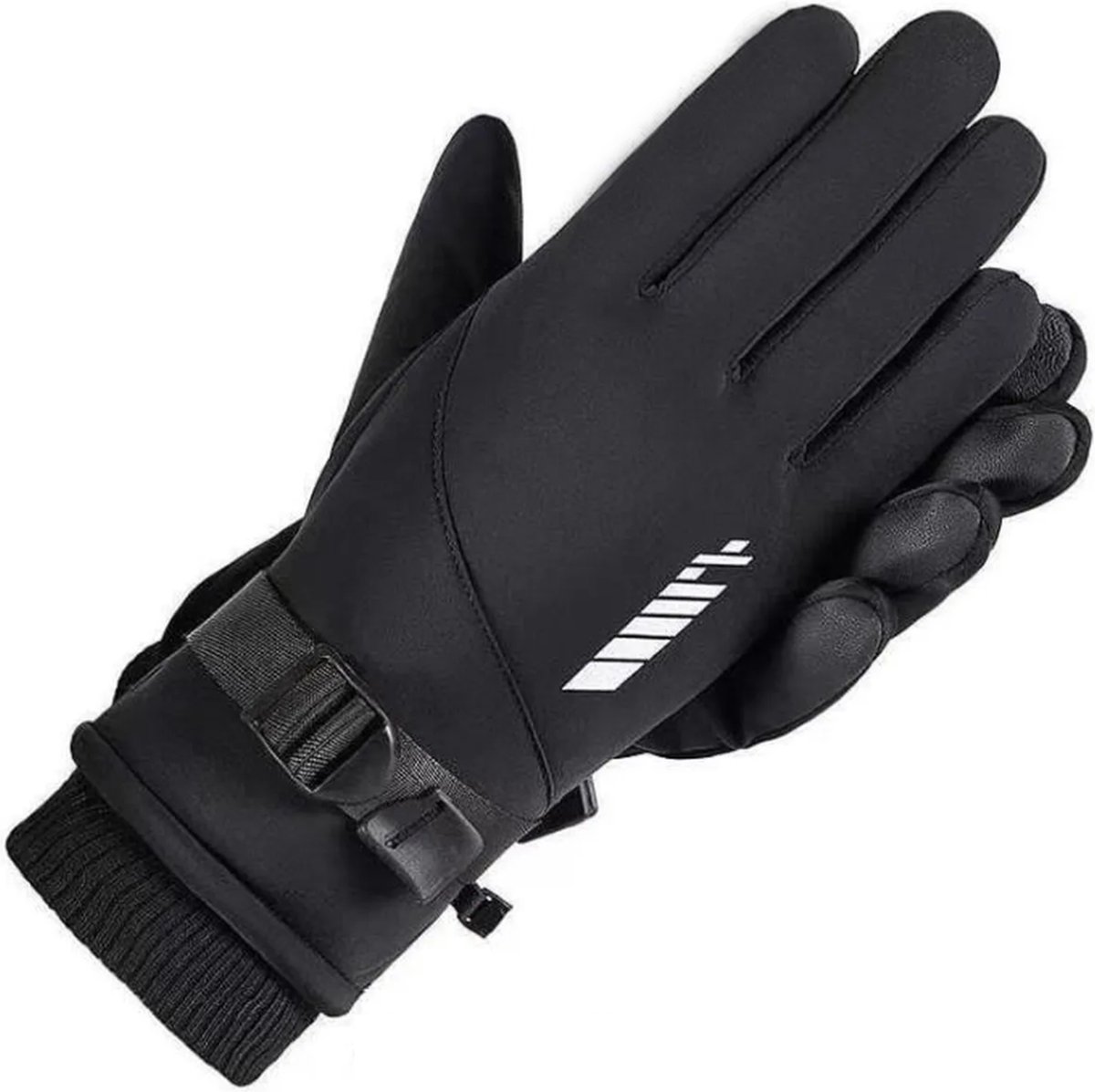 BOTC Fietshandschoenen - Windproof/Waterproof - Handschoenen Met Touchscreen - Maat S/M - Zwart
