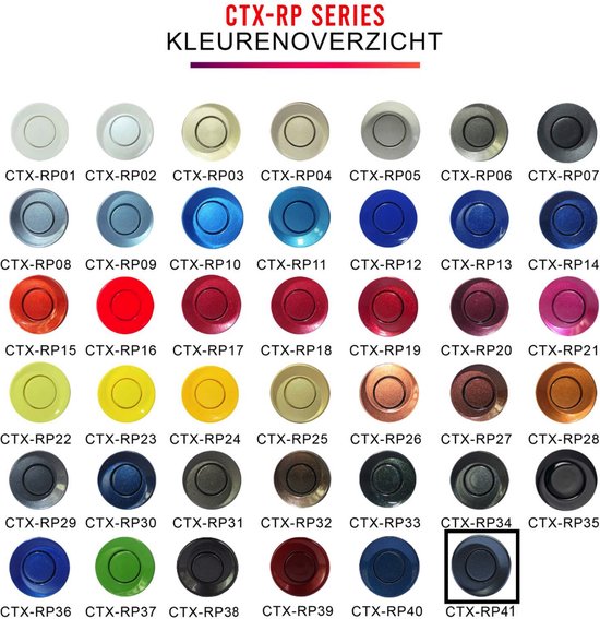 Parkeersensoren | Celadon Grijs | Parkeerhulp | CTX-RP41 | bol