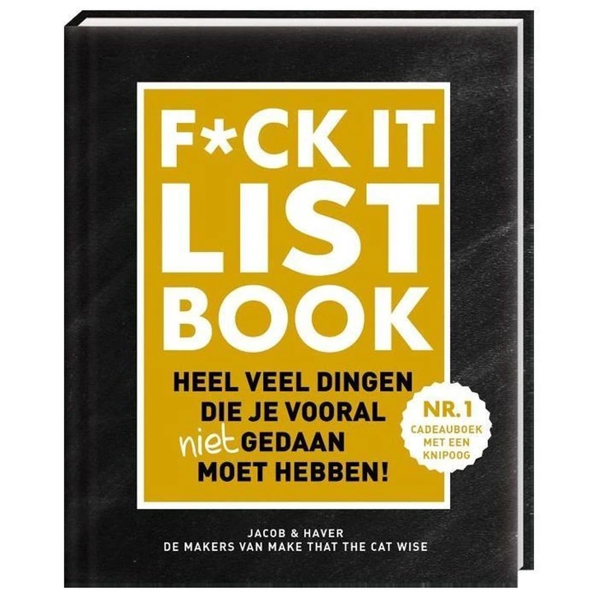 F*CK-it list book - Jacob & Haver