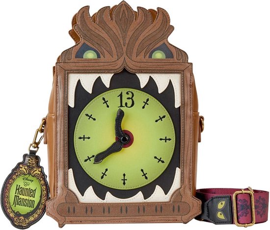 Disney Loungefly Crossbody Bag Haunted Mansion Clock