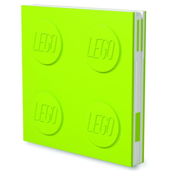 LEGO Stationery - Notebook Deluxe with Pen - Lime (524425)