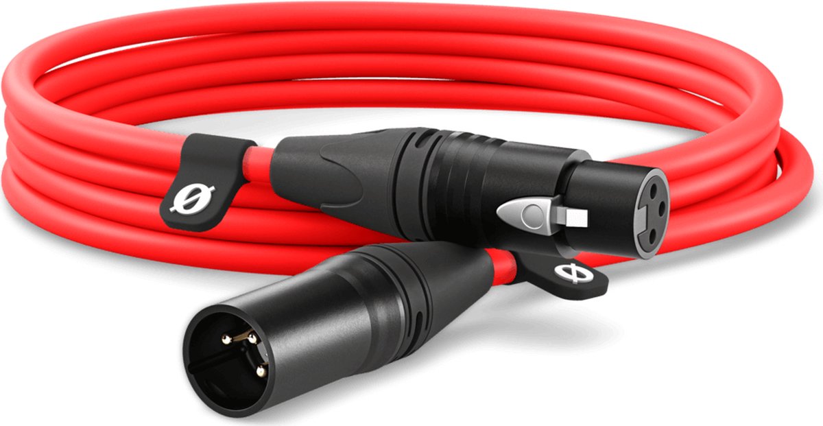 Rode XLR6M-R XLR Verbindingskabel Rood