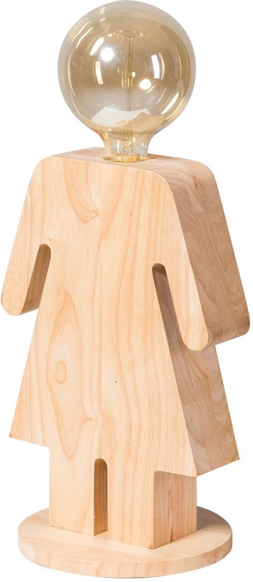 ETH Adam-Eve Tafellamp M - E27 - Hout Eve