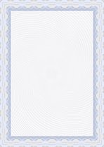 Decadry - Certificaat / Diplomapapier A4 Blauwe slinger - 25 vel