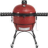 Kamado Joe - Barbecue au charbon Big Joe II avec base et tables d'appoint