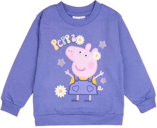 Peppa Pig Sweatshirt - Lila - Maat 110/116