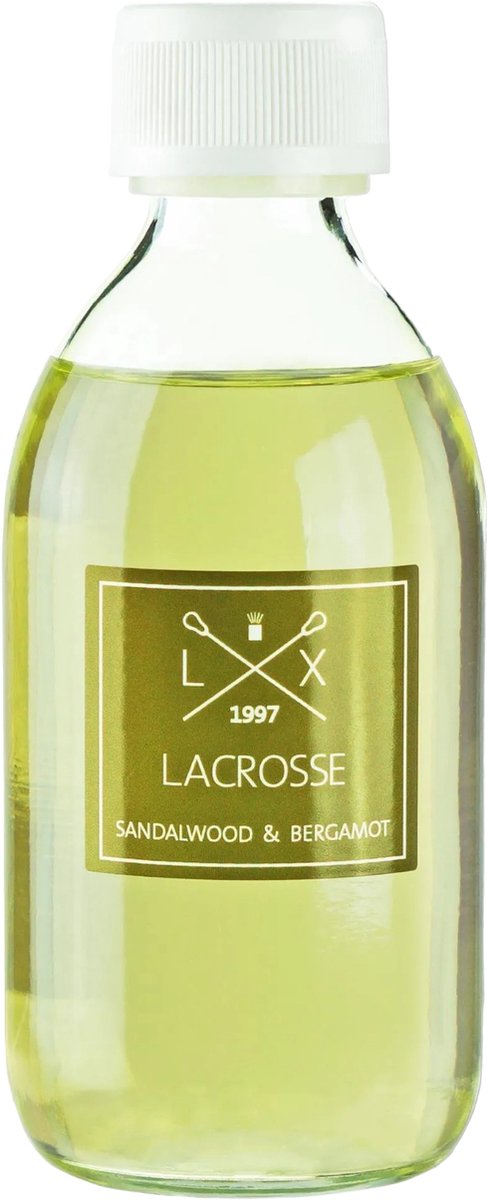 Lacrosse - Geurdiffuser refill 'Sandalwood & Bergamot' - 250ml