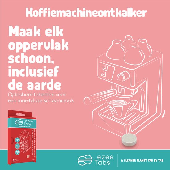Kit de démarrage pour machine à café EzeeTabs - Pack de 6 pastilles de  nettoyage et