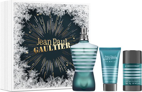 Jean Paul Gaultier LE MALE Set Eau de Toilette 125 ml + Aftershave balm 50  ml +... | bol