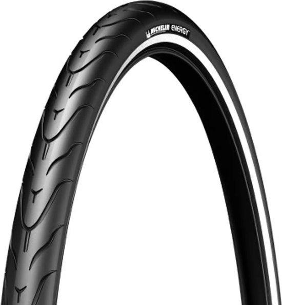 Foto: Michelin energy fietsband 28 draadband reflex zwart bandenmaat 37 622 700x35c