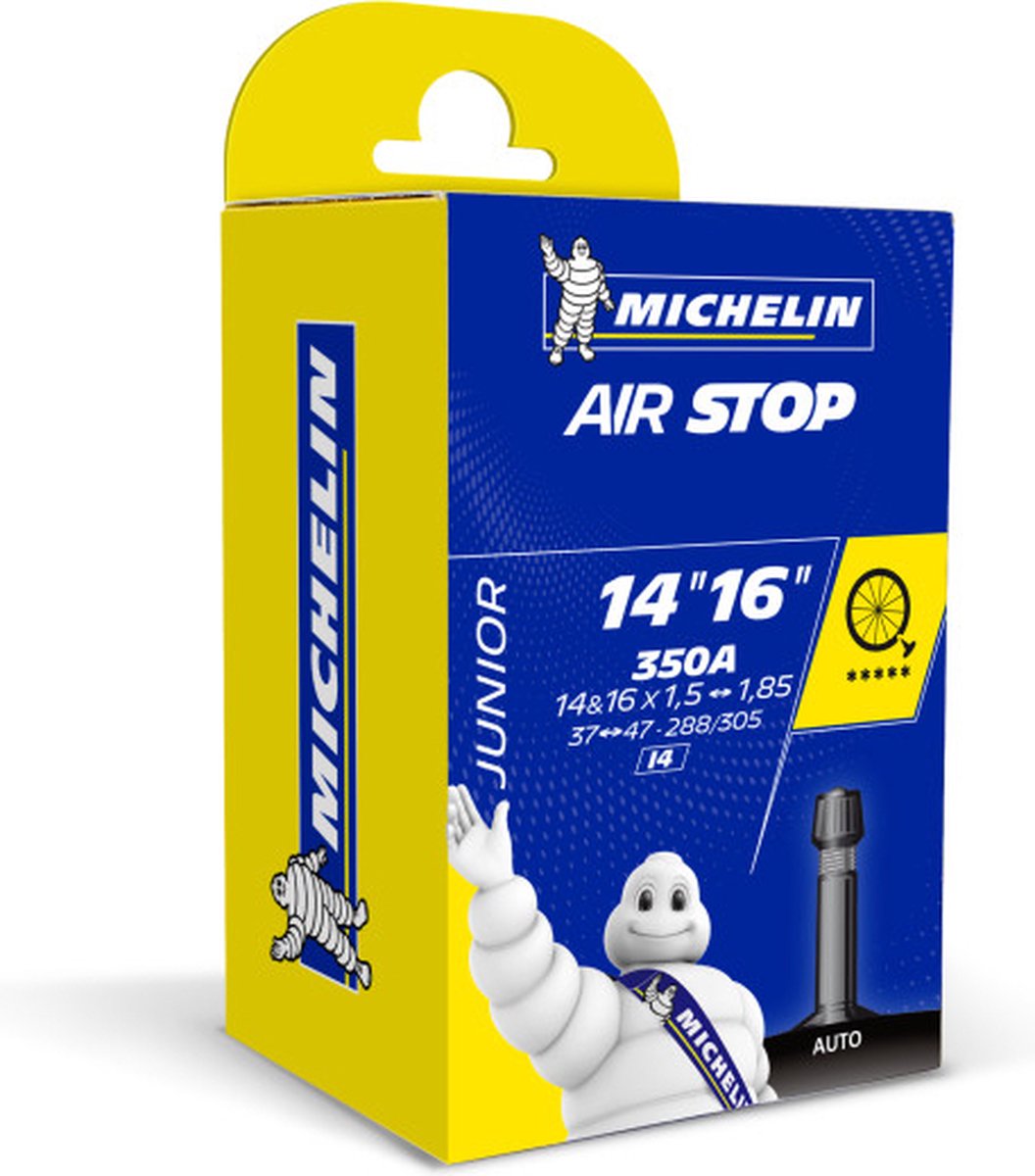 Michelin I4 Airstop 16/14 Inch - Ventiel AV 34mm