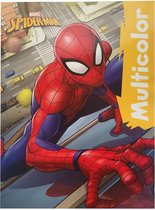 Marvel Spider-Man - kleurboek - 32 pagina's waarvan 17 kleurplaten met voorbeelden - superhelden - creatief