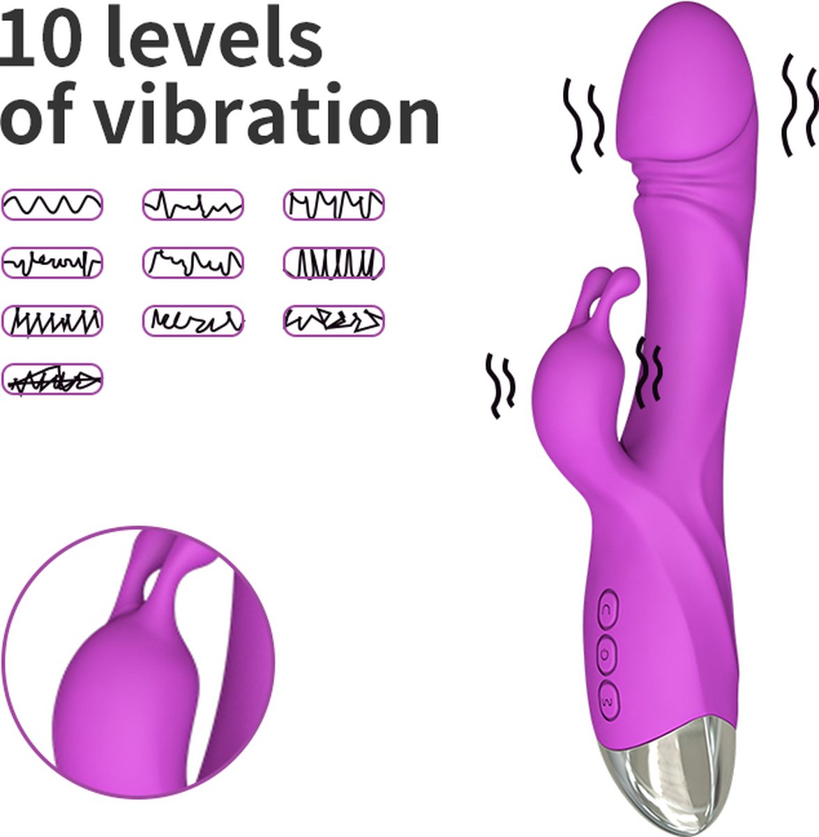 Goedkoopste Tyson - Rabbit vibrator - Vibrators voor Vrouwen - Vibrator - Clitoris Stimulator - Sex Toys voor Vrouwen - Erotiek - vagina vibrator - Seks speeltjes - vibrator voor koppels – Seks toys