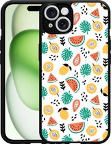 Cazy Hardcase Hoesje geschikt voor iPhone 14 Tropical Fruit