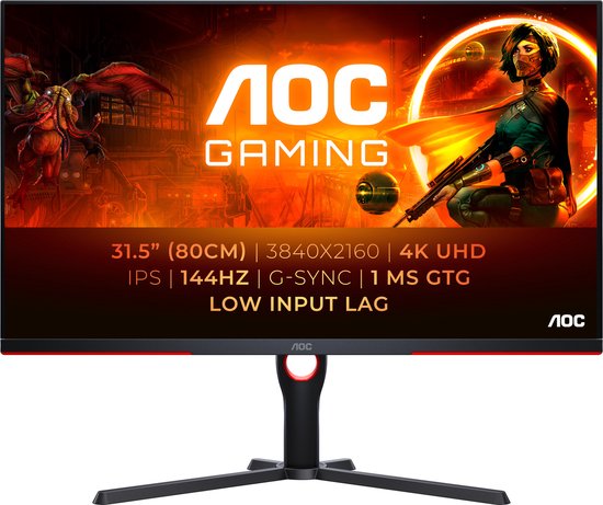 AOC G3 U32G3X - 4K IPS Gaming Monitor - 144hz - 32 inch - AOC