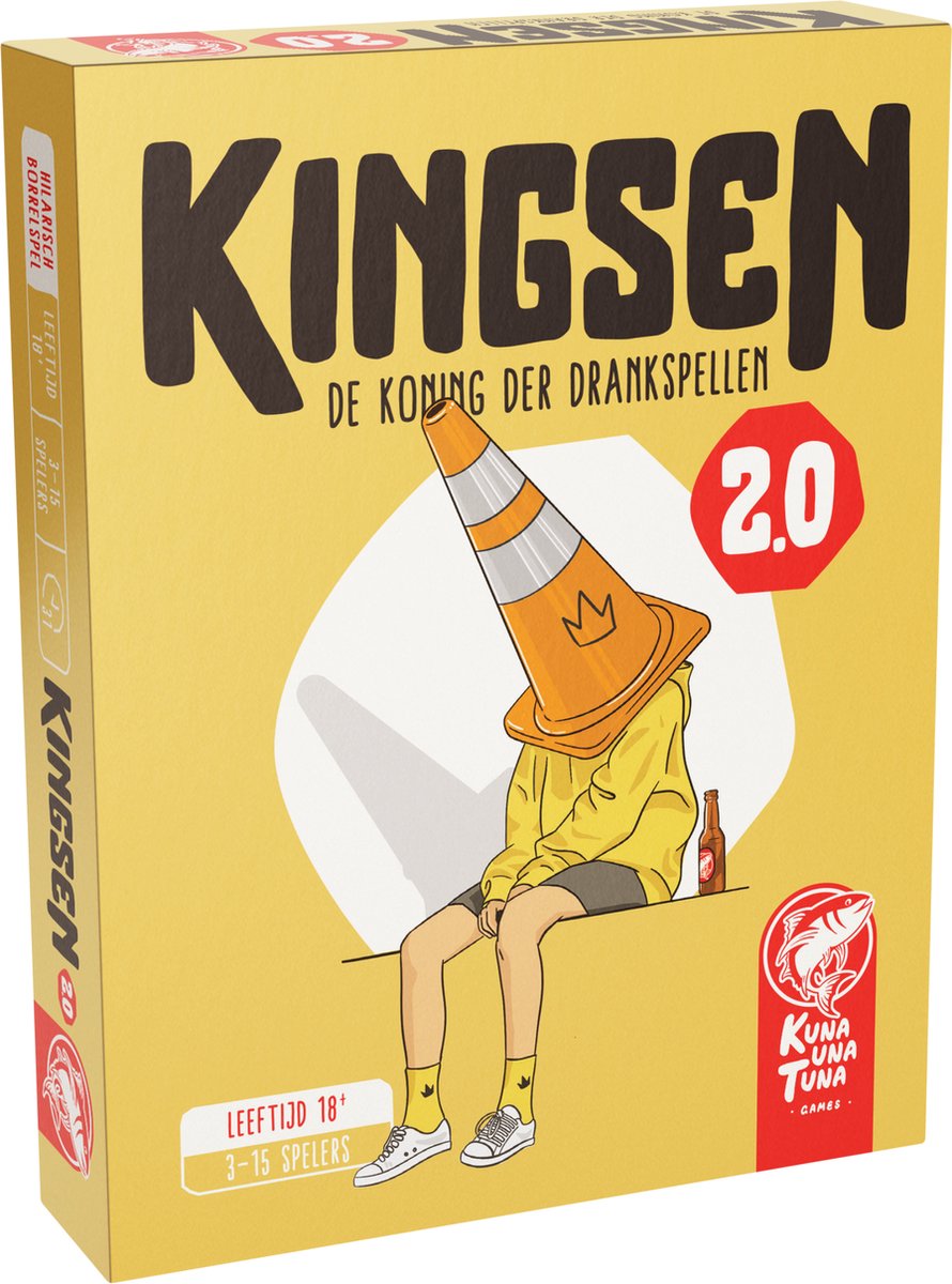 Kingsen 2.0 - Het originele drankspel | KING ZEN (2023 editie) - Kuna Una Tuna Games