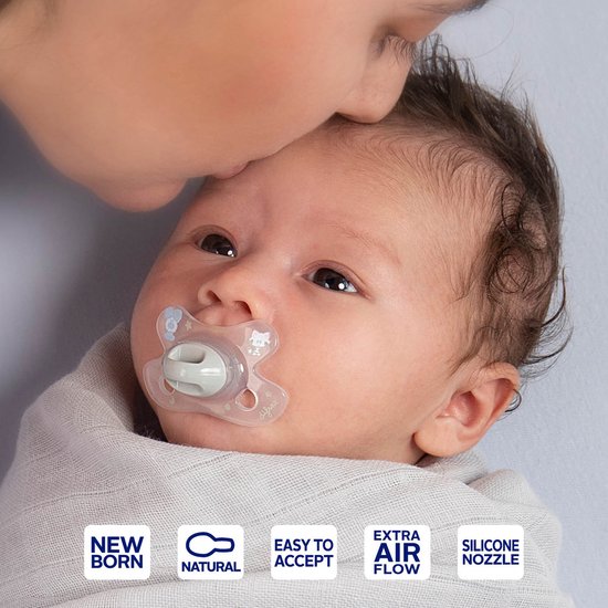 Difrax - Natural Speen - Newborn - Woezel en Pip - 1 stuk van Difrax — afbeelding 2