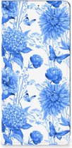 Smart Cover voor OPPO A98 5G Flowers Blue