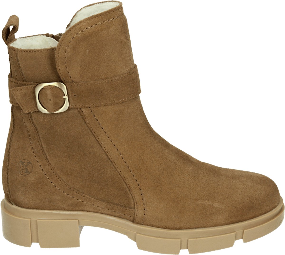 PX Shoes BODIL 367 - Volwassenen Laarsjes - Kleur: Cognac - Maat: 39