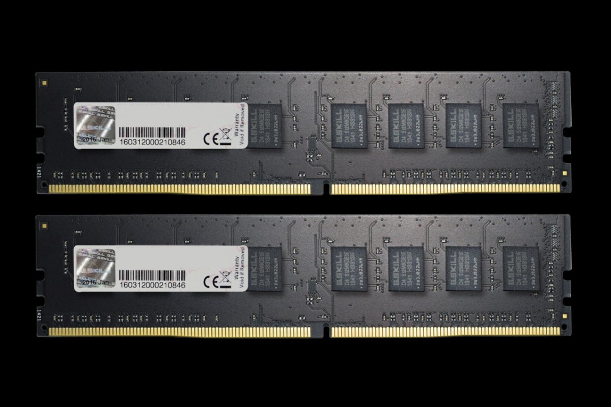 G.Skill 16 GB DDR4-2666 Kit F4-2666C19D-16GNT, Value