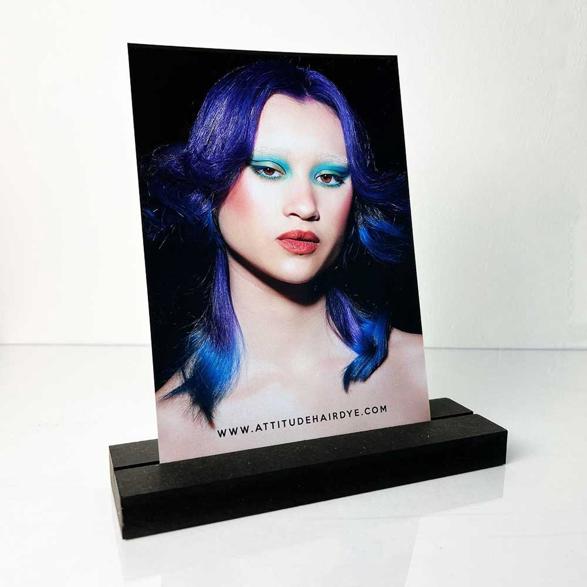 Attitude Hair Dye - 3-pcs/set double sided A5 cards Product display - Zwart