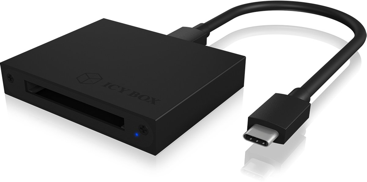 ICY BOX IB-CR402-C31 geheugenkaartlezer USB Zwart