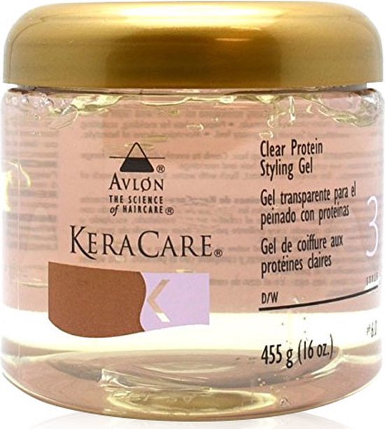 KeraCare Clear Protein Styling Gel 455 gr bol