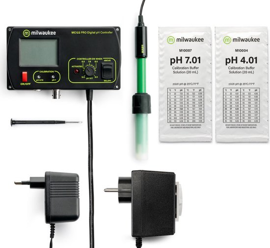 Milwaukee pH controller met CO2 - Model MC122 PRO - Professionele PH Meter - Milwaukee Instruments