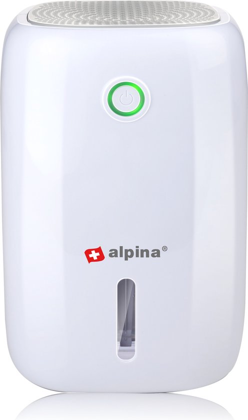 alpina Mini Luchtontvochtiger - Dehumidifier - tot 330ml Per Dag - Wit