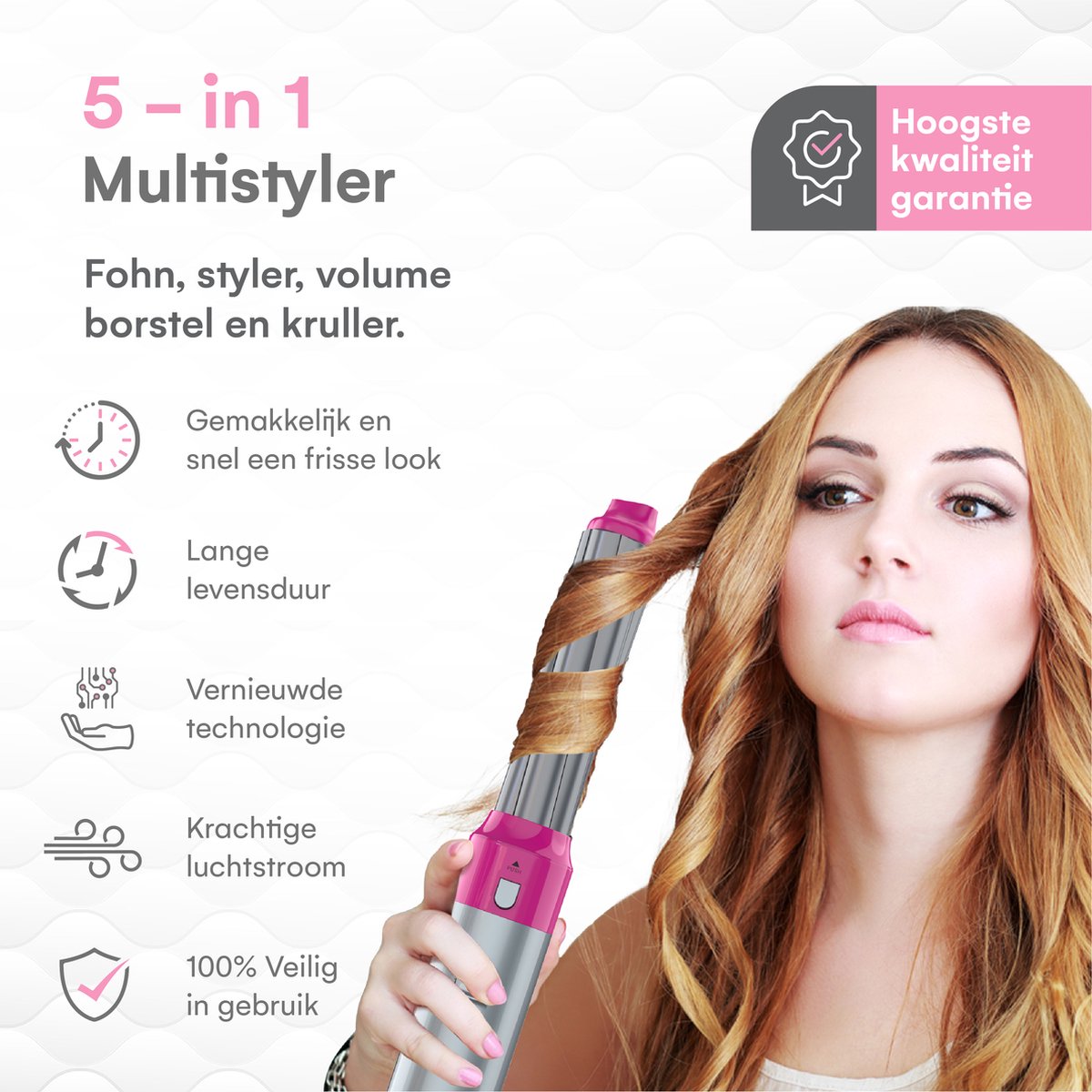 VENEUX® 5-in-1 Airstyler - Curling Iron