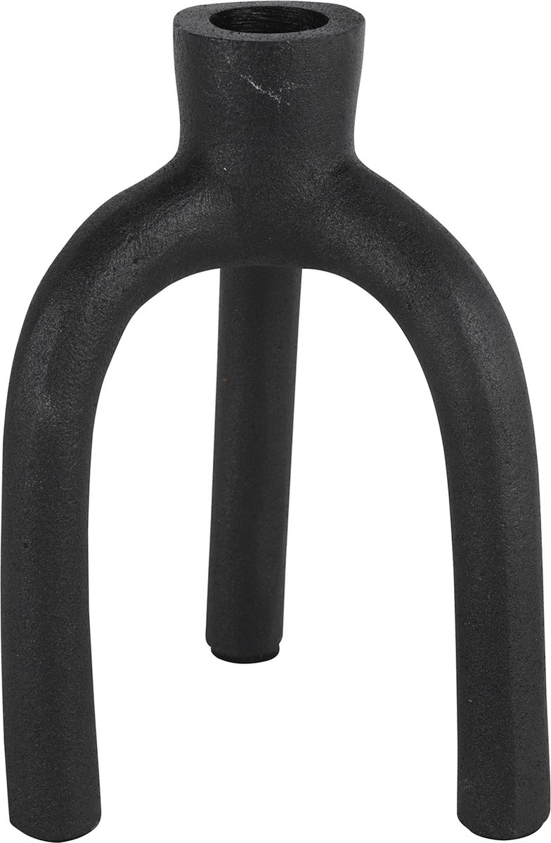 Countryfield - Kandelaar - Kaarsenhouder - Aynor - Zwart - M - 15.5cm