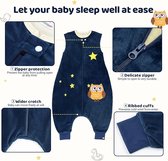 Katoenen baby wrap - babyslaapzak kleine kinderen het hele jaar door slaapzak, pyjama voor jongens en meisjes : M/ 3-5 Years