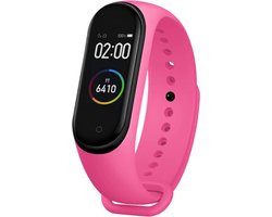 Kiraal Nova – Stappenteller – Activity Tracker – Temperatuurmeter – Bloeddrukmeter – Hartslagmeter – Smartwatch – Horloge – Heren – Dames – Nederlandse Handleiding – Fel Roze