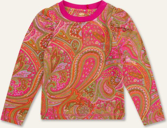 Tuin l.sl. T-shirt 31 AOP Blissfull paisley Pink: 92/2yr
