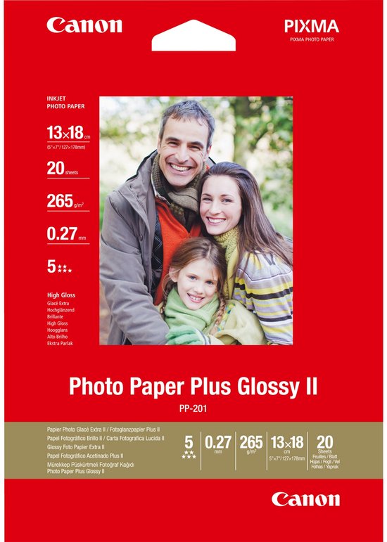Canon PP-201 - Papier photo / 13 x 18 cm / 20 pces