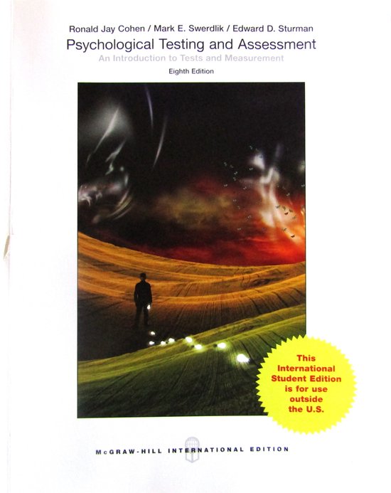 Psychological Testing and Assessment - cover